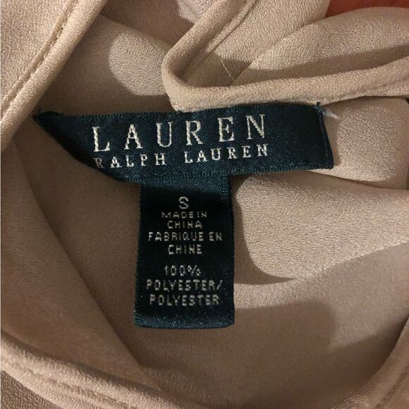 SOLD OUT ‼️Ralph Lauren thin beige camisole top size small - Picture 2 of 2